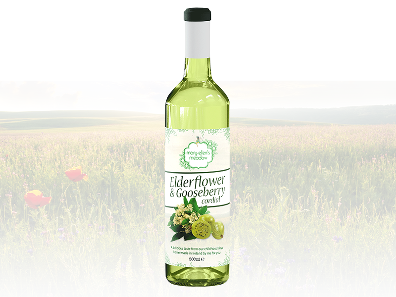 Mary-Ellen's Meadow - Elderflower & Gooseberry - Cordial